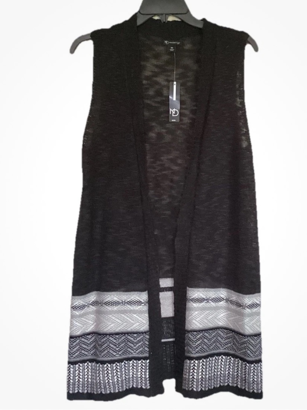 New Directions light weight long sweater vest, size petite Medium